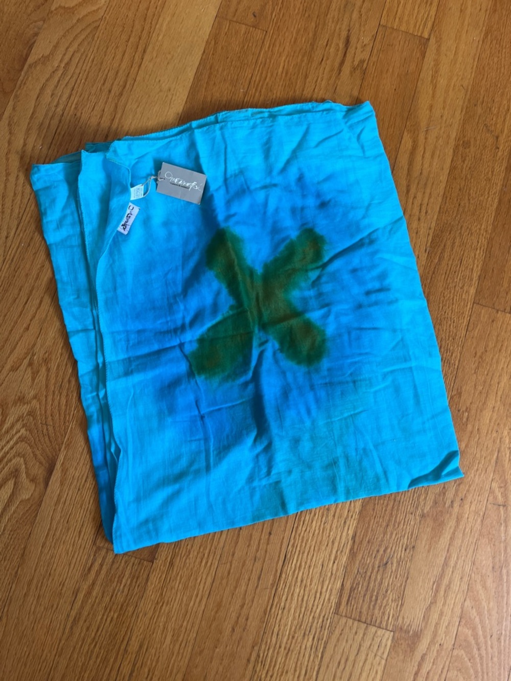 Venezia Turquoise Sarong with Green Accent NWT